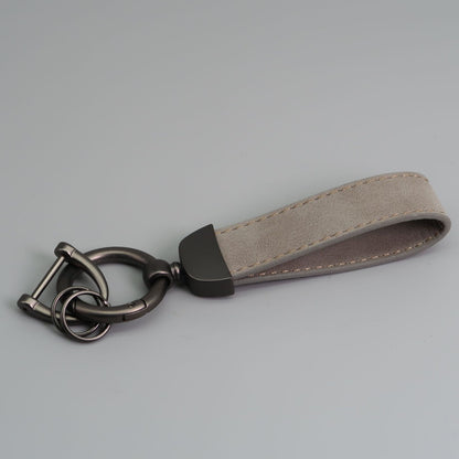 Suede Car Hardware Anti-lost Keychain Buy Center