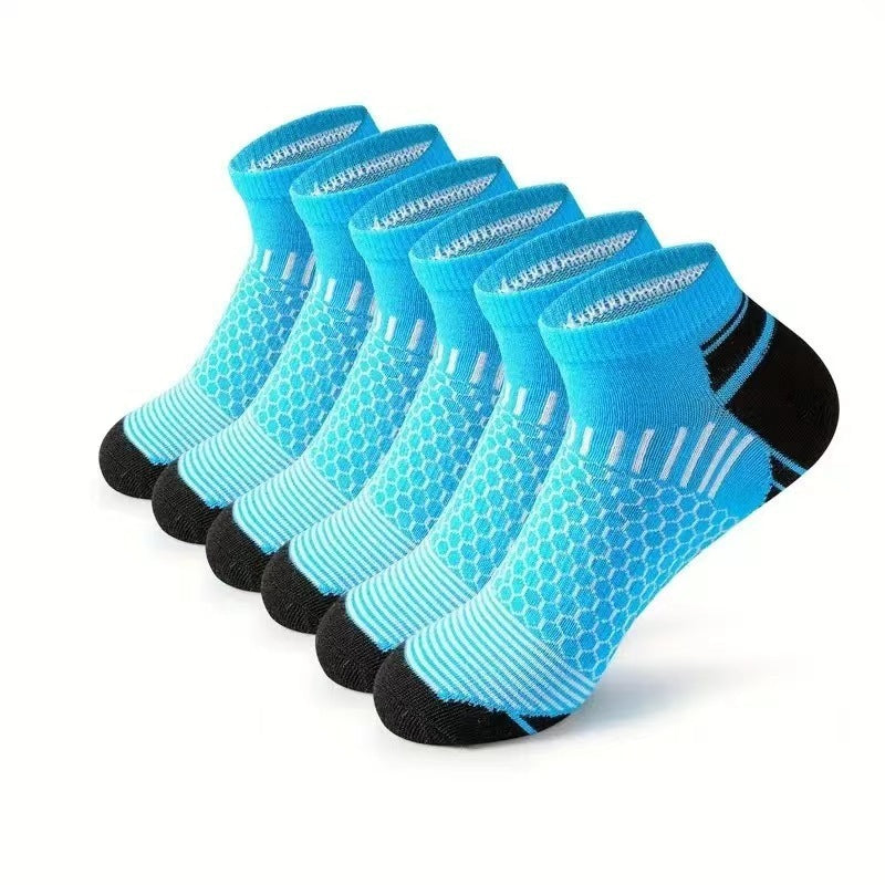 Chaussettes de course à pied, de basket-ball, d'extérieur, respirantes, absorbant la transpiration, pour hommes, chaussettes à la cheville