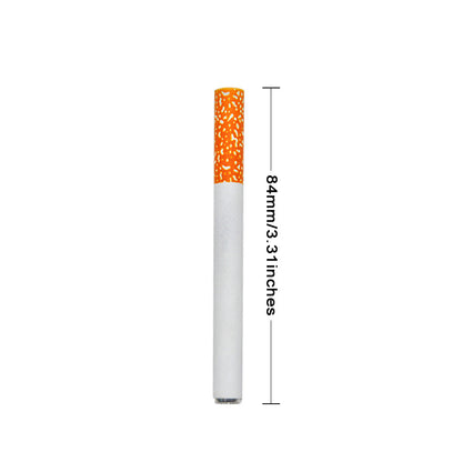 Fresh Arrivals at Buy Center: 78-80mm Cigarette Shaped Smoke Tube Aluminum Washable And Portable Filter With filter smoke pipe 1PC