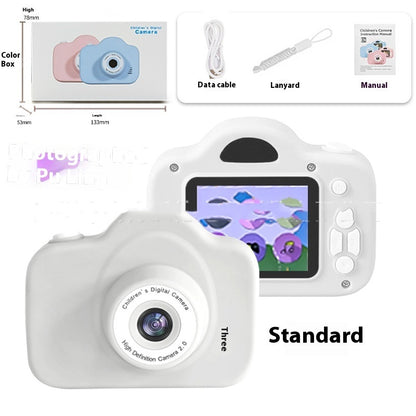 Newly Arrived at Buy Center: A3 Children's Camera Cartoon Digital Camera A3 Plain White