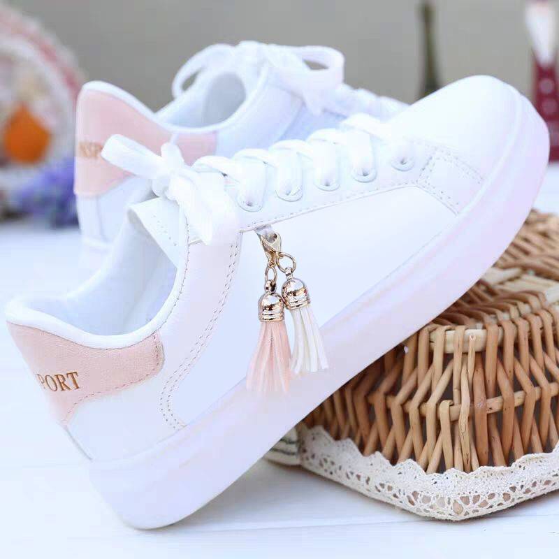 Summer Breathable Running Korean Casual Sports Shoes Pink