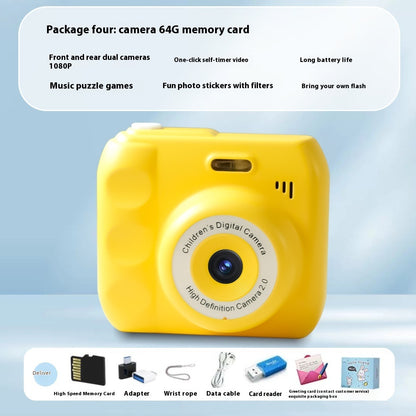 Newly Released at Buy Center: Children's Digital Camera Campus MINI HD Pixel Yellow 64g