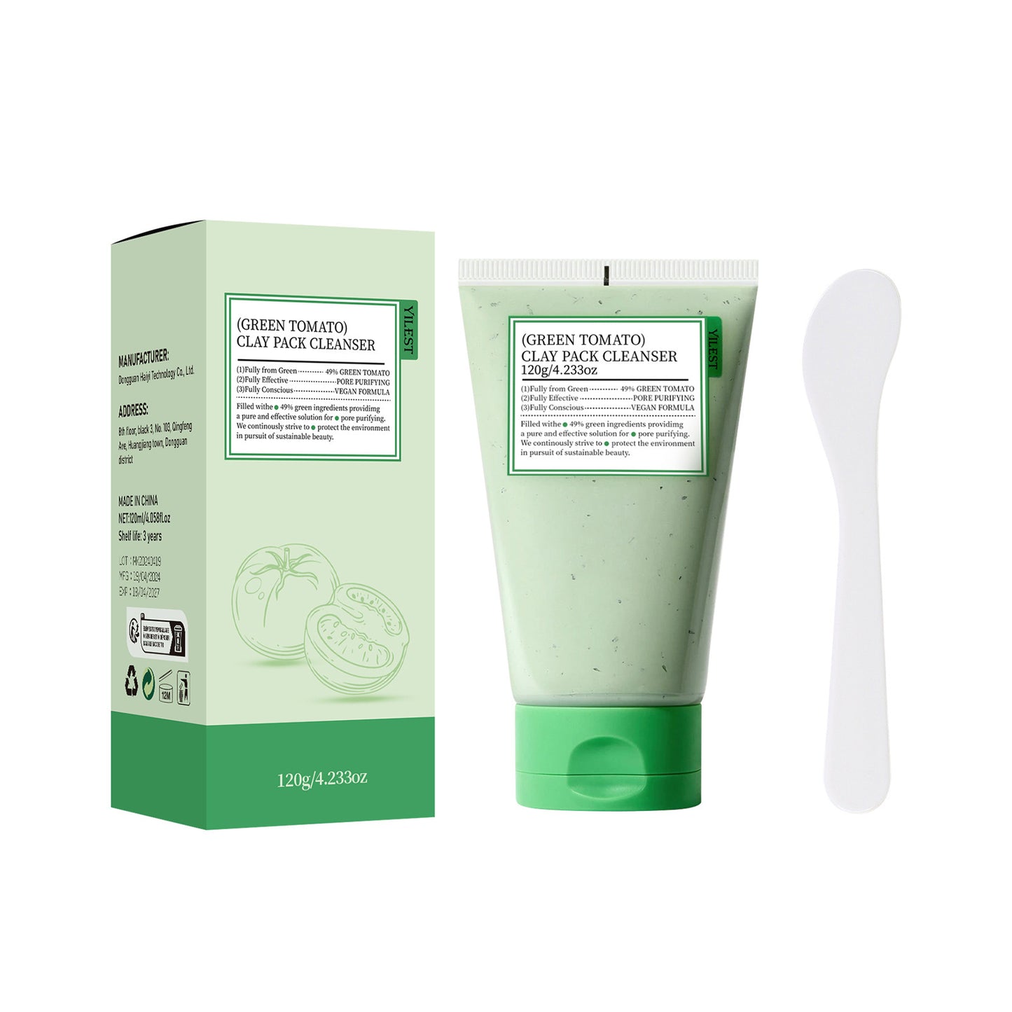 Buy Center Handpicked: 120g Gentle Cleansing Mask Pore Acne Cleanser 120g Knife With Mask