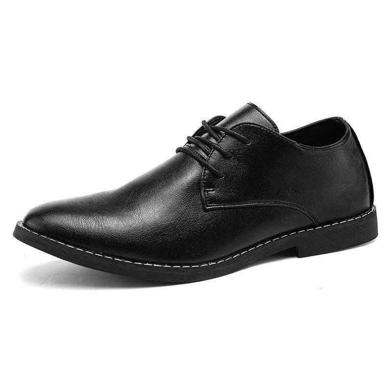 Business Casual Leather Men's 39-46 Size Lace-up Wedding Shoes Buy Center