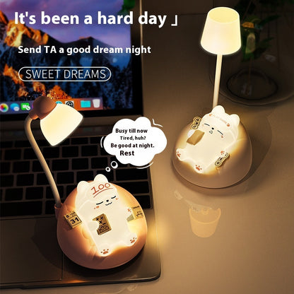 Hot New Items at Buy Center: Creative Sleeping Cat Small Night Lamp Night Charging Pat Lamp