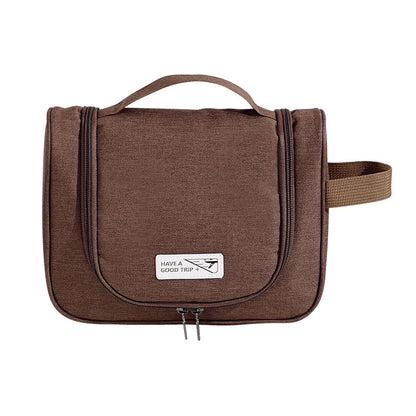 Fresh Arrivals at Buy Center: Large Capacity Portable Toiletry Bag Hung With Hook Brown