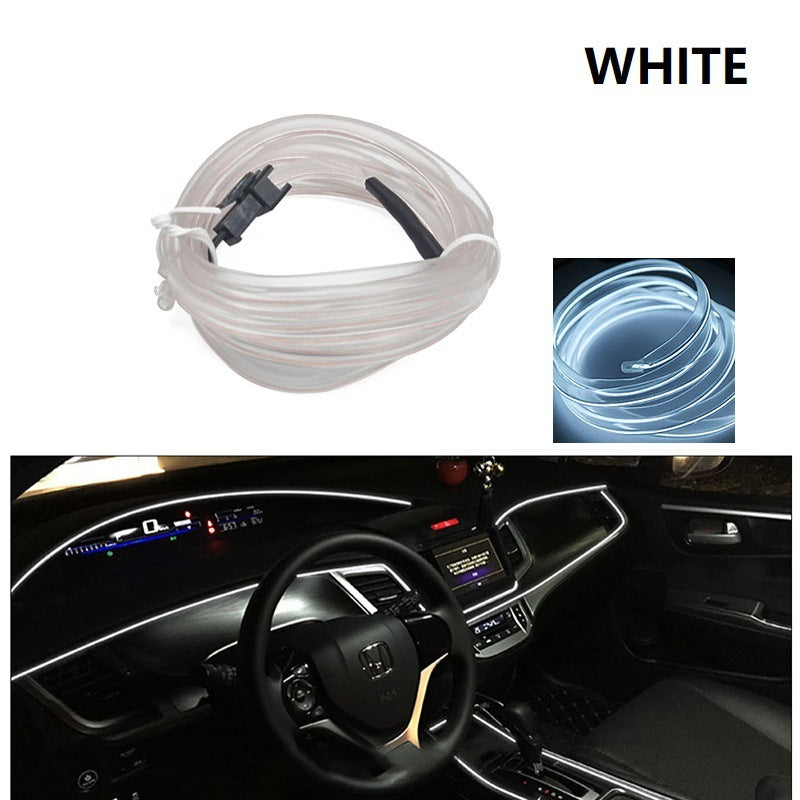 Fresh on the Scene at Buy Center: Car Mounted Ambient Light 6-meter USB LED Light Emitting Cable White Usb Driver 6 M