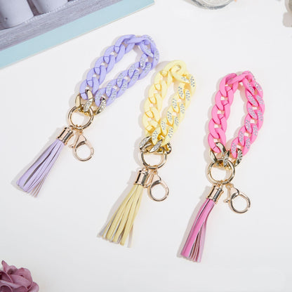 Buy Center Choice-Resin Bracelet Women's Color Keychain