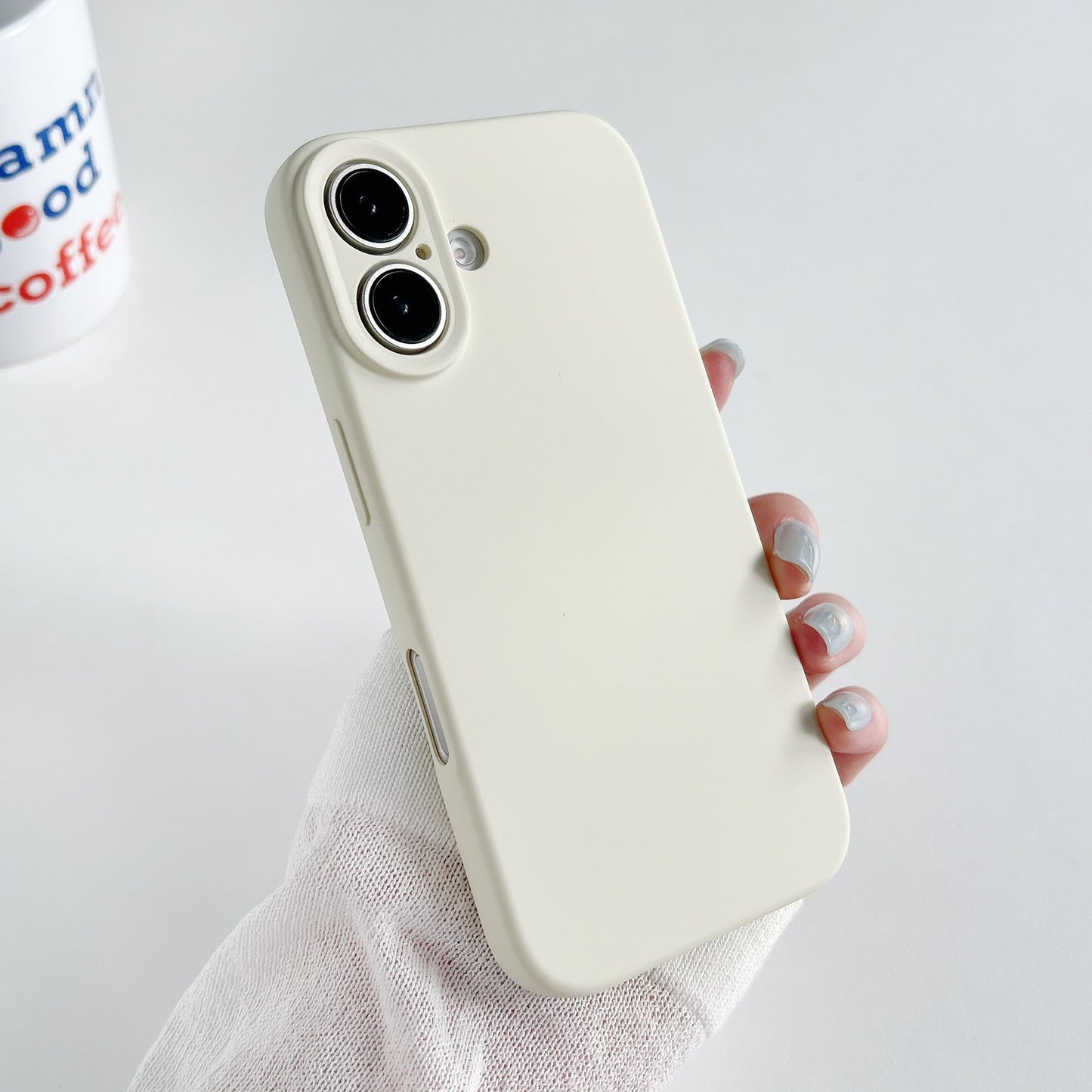 Skin Feeling Solid Color Simple Phone Case Buy Center