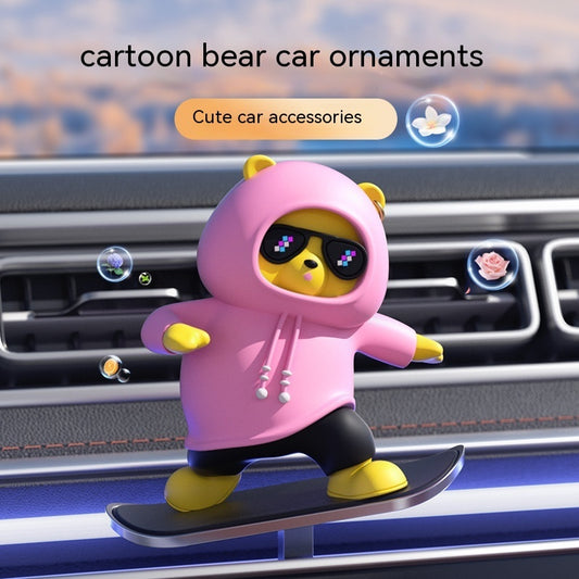 Newly Released at Buy Center: Mobile Bear Car Decoration Car Cartoon