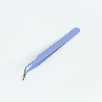 Trending Now at Buy Center: Stainless Steel Tweezers Macaron Colored Handbook And Paper Tape Blue Curved