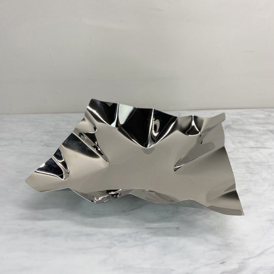 Just Arrived at Buy Center: Folding Art Stainless Steel Square Fruit Plate