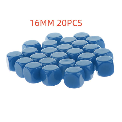 Hot New Items at Buy Center: No 16 Blue Light Plate Rounded Dice 16CM Blue 20PCS