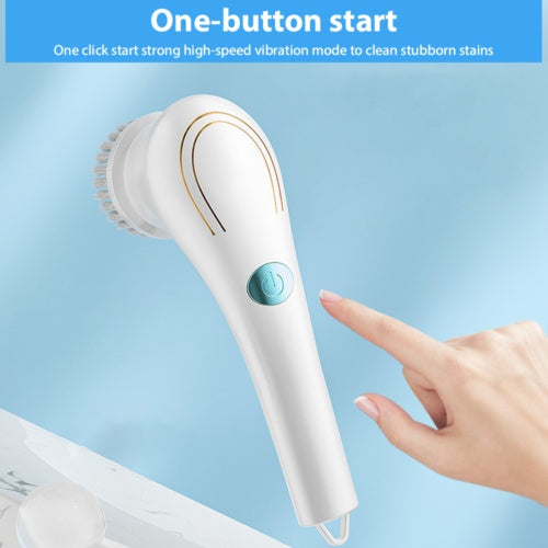 New product Rechargeable Electric Cordless Cleaning Brush Spin Scrubber Turbo Scrub Cleaner