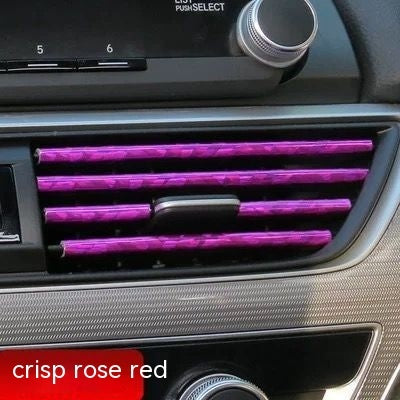 Fresh on the Scene at Buy Center: Car Air Conditioning Outlet Trim Binder Clip Interior Design Accessories Crisp Ice Rose Red