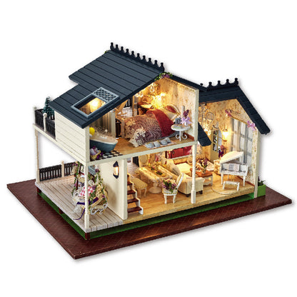 New at Buy Center: Cute Room Provence Handmade Cottage Assembled Model Villa Room Girl's Birthday Gift