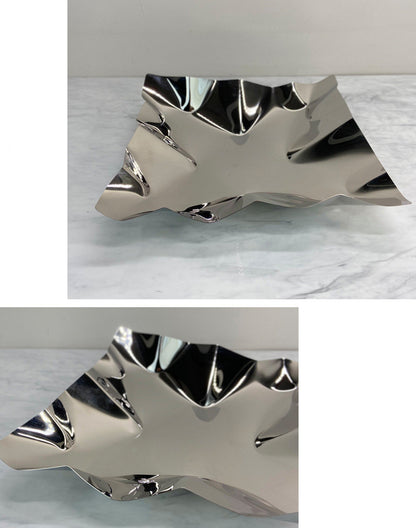 Just Arrived at Buy Center: Folding Art Stainless Steel Square Fruit Plate