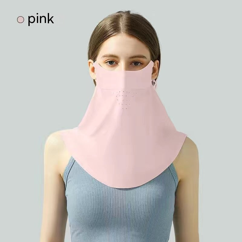 Facekini Full Face Sunscreen Mask Breathable Thin Ice Silk Buy Center