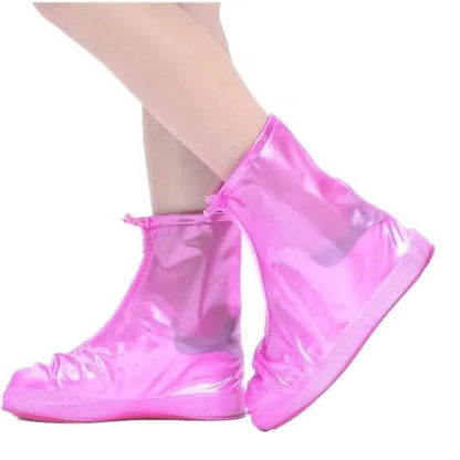 Fresh on the Scene at Buy Center: Thickening And Wear-resistant Silicone Rain Boots Cover Pink