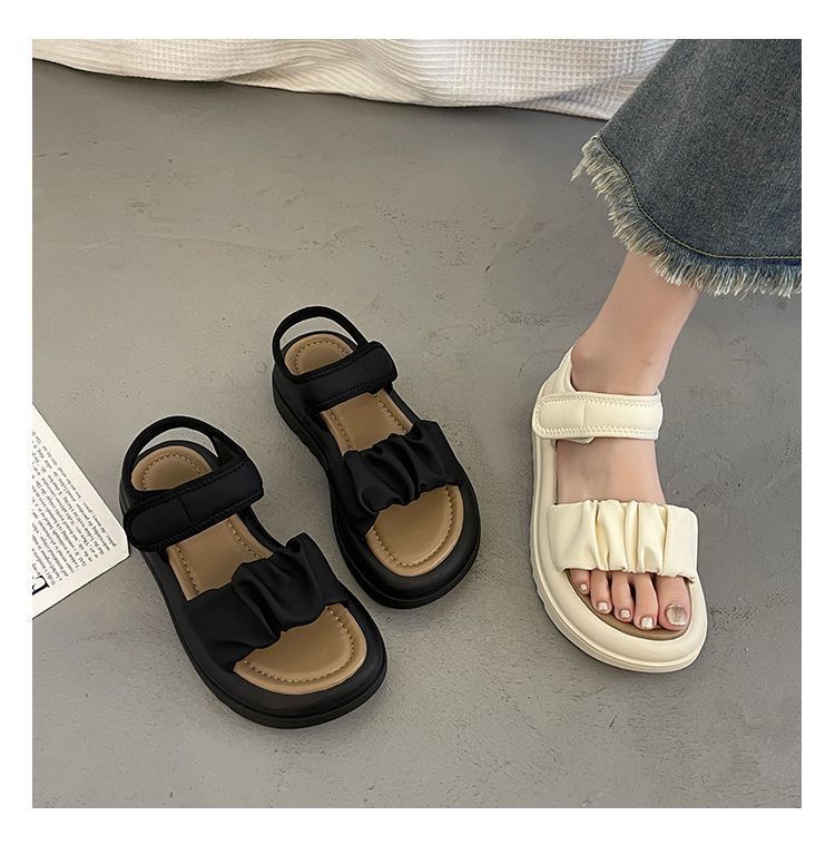 Sports Summer New Roman Sandals For Women Wear Thick Soles Buy Center