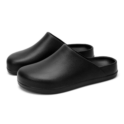 Fresh on the Scene at Buy Center: Closed-toe Slippers Outer Wear Non-slip, Waterproof And Oil Resistant Half Slippers