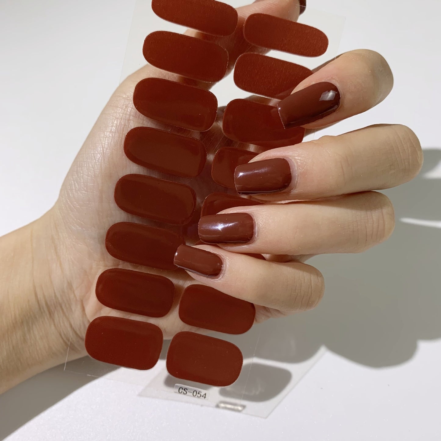 Hot New Items at Buy Center: Solid Color 16 Small Stickers Nail Stickers Simple Nail Stickers CS054