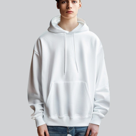 Buy Center Hot Pick-Solid Color Long Sleeve Loose Thin Hoodie Sweater