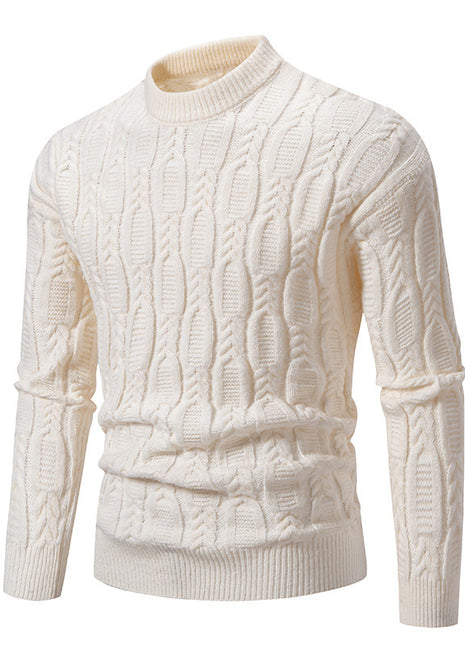 Men's Fashionable Warm Casual Round Neck Sweater Buy Center