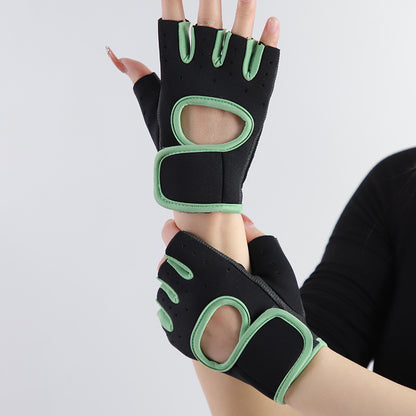 Just Arrived at Buy Center: Sports Cycling Half-finger Fitness Gloves Green