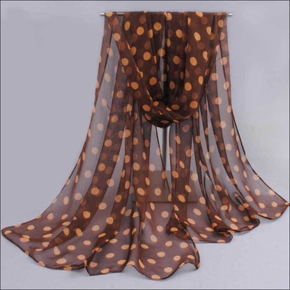 Polka Dot Scarf Bright Red Scarf Polka Dot Thin Chiffon Sunscreen Shawl Buy Center