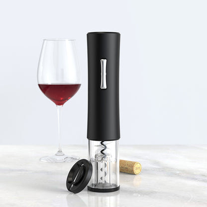 Electronic Bottle Opener Qier Plastic USB Rechargeable Wine Electric Electronic Bottle Opener ABS matte black Battery models