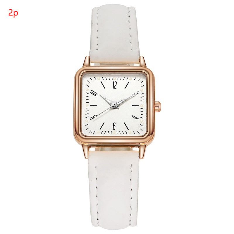 Women's Quartz Watch Luminous Small Square Digital Buy Center