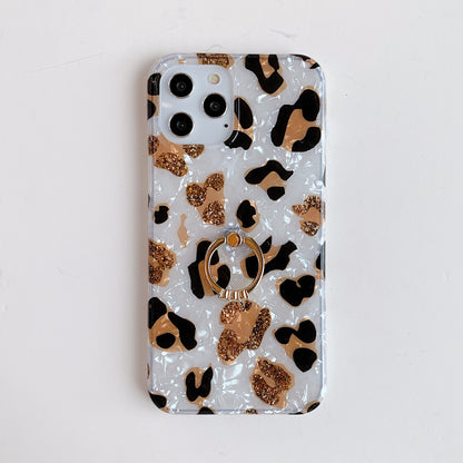 Fresh on the Scene at Buy Center: Leopard Print Shell Pattern Drop-resistant Phone Case