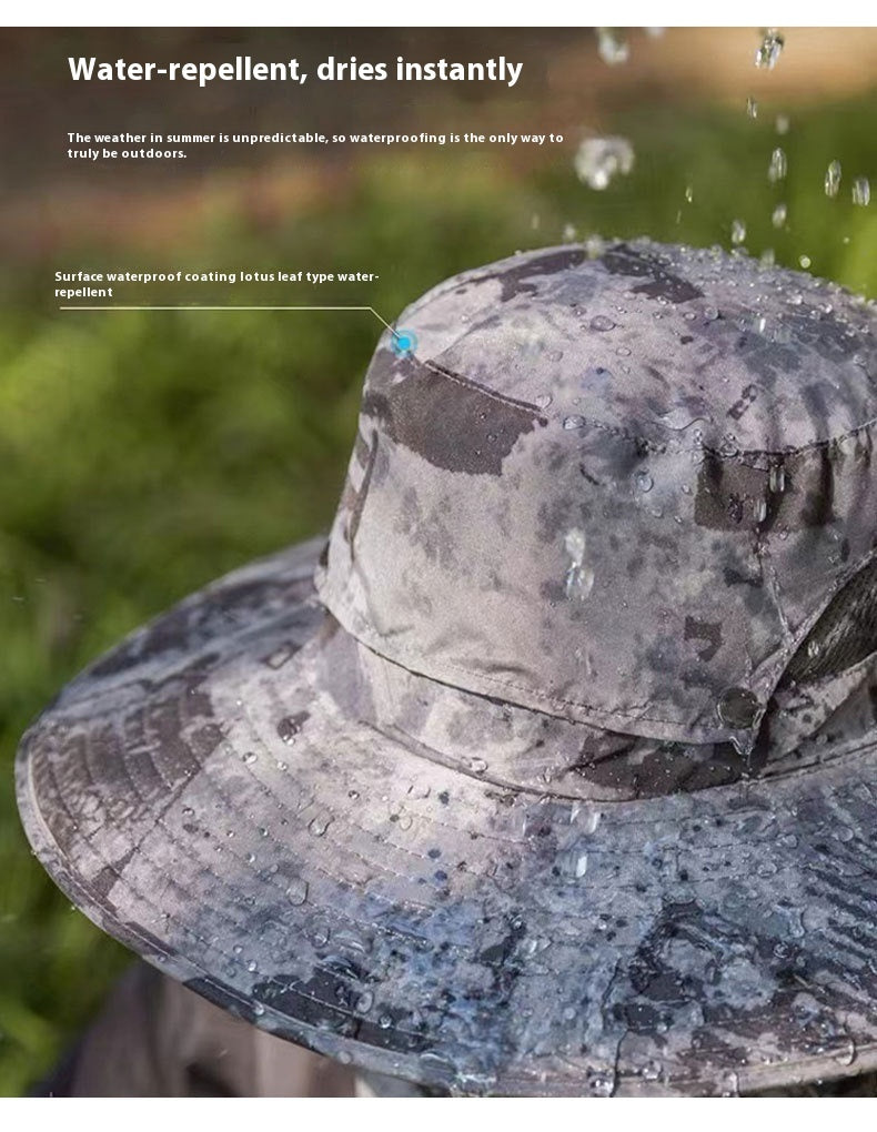 Newly Released at Buy Center: Removable Solar Energy Recharge Fan Embedded Big Brim Hat