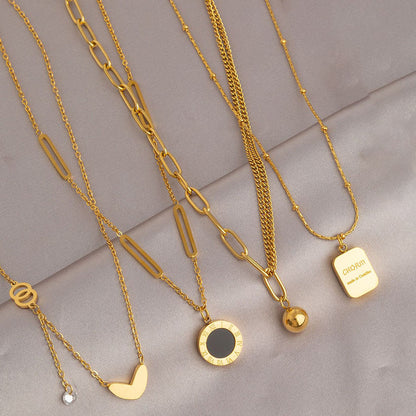 Non-fading Light Luxury High-grade All-match Clavicle Chain Necklace Buy Center