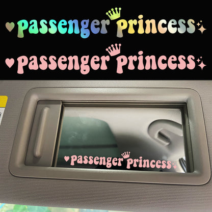 Newly Released at Buy Center: Passenger Princess Automobile Sticker Interesting Creative Suitable For Car Rearview Mirror