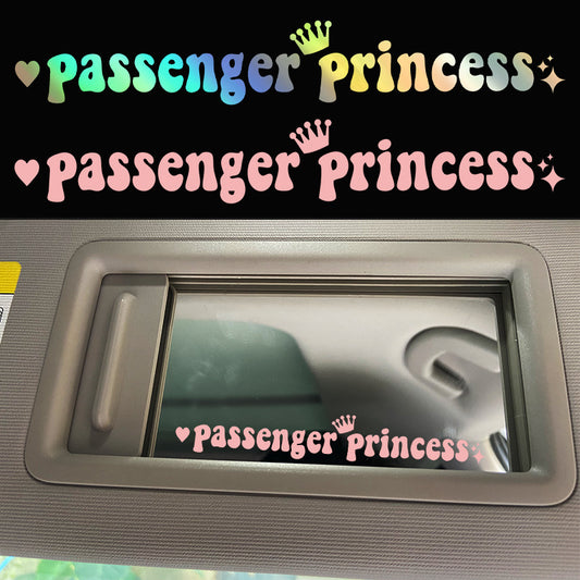 Newly Released at Buy Center: Passenger Princess Automobile Sticker Interesting Creative Suitable For Car Rearview Mirror