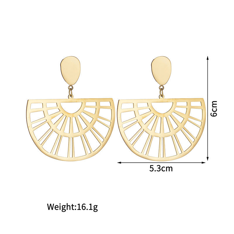 Eye-catching Hollow Eardrops Niche Design Women's Buy Center