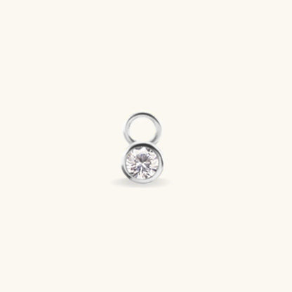 Puncture Ear Bone Stud Female Fine Zircon-embedded Earrings Buy Center