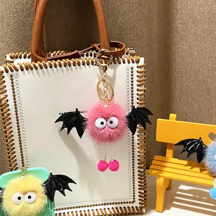 Cute Funny Halloween Artificial Mink Hair Little Devil Package Pendant Buy Center