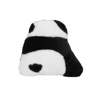 Fresh Arrivals at Buy Center: Cartoon Panda Automotive Waist Cushion Winter Plush Soft Rabbit Fur Panda Headrest