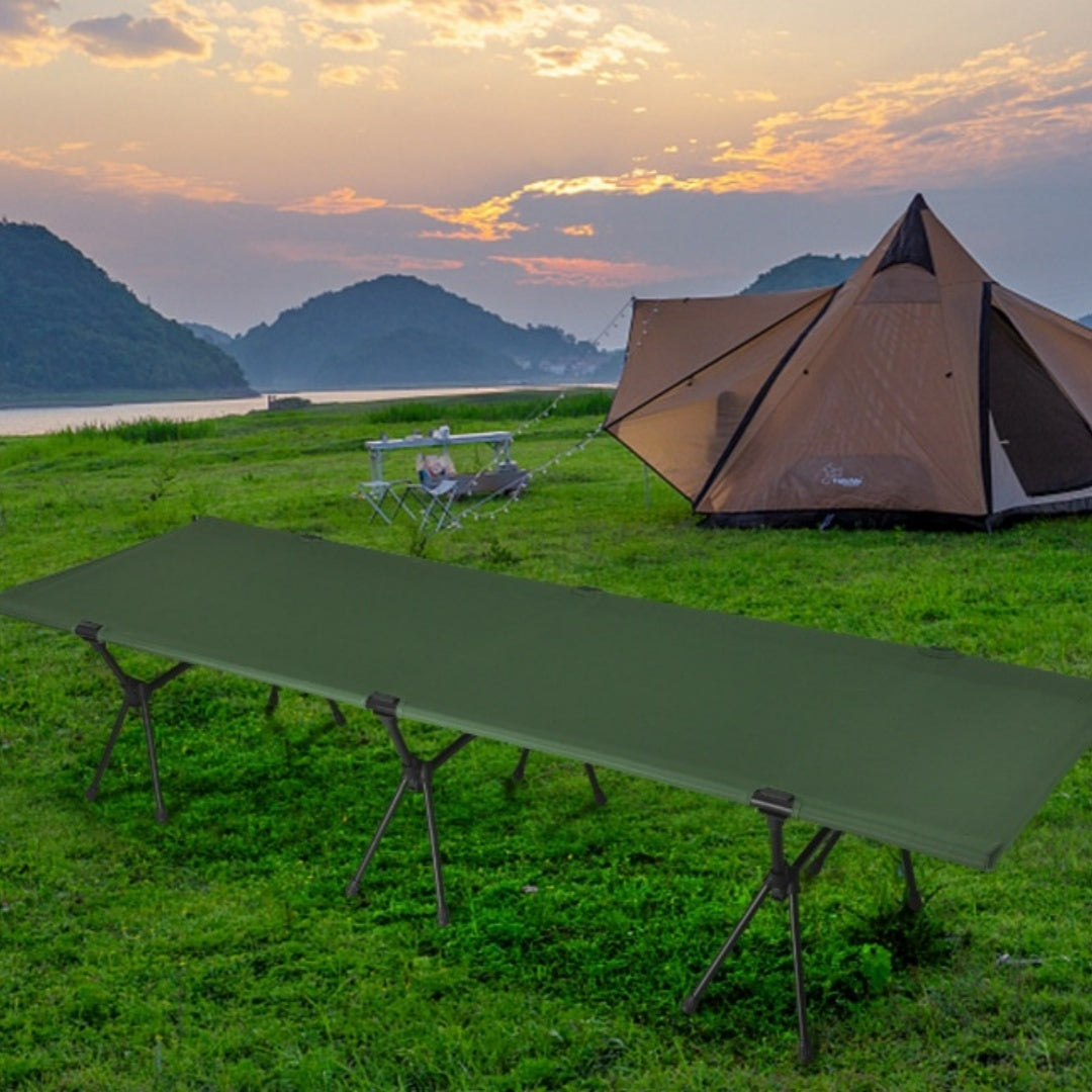 Just Arrived at Buy Center: Lightweight Portable Dual-purpose Outdoor Folding Bed