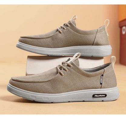 Hot New Items at Buy Center: Men's Cloth Shoes Versatile Soft Bottom Lace Up Leisure Sports