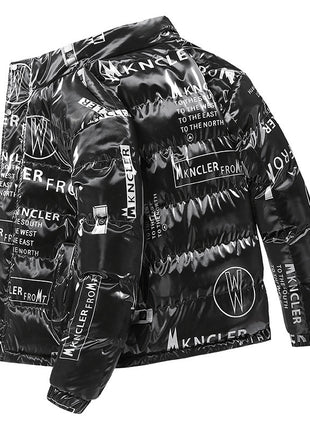 Printed Coat Winter Men's Fashion