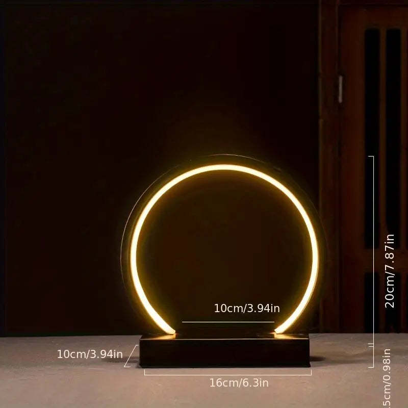 Fresh Arrivals at Buy Center: New Chinese Style Creative Zen Decoration Home Backflow Incense Living Room LED Lamp Ring