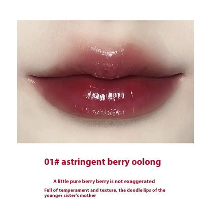 Fresh on the Scene at Buy Center: Bottle Mirror Lip Gloss Water Gloss 01Raspberry Oolong 2.2ML