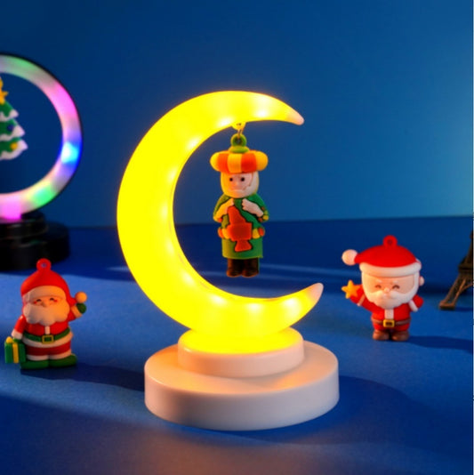 Moon Atmosphere Luminous Santa Claus Desktop Night Light | Home Improvement2 | Buy Center