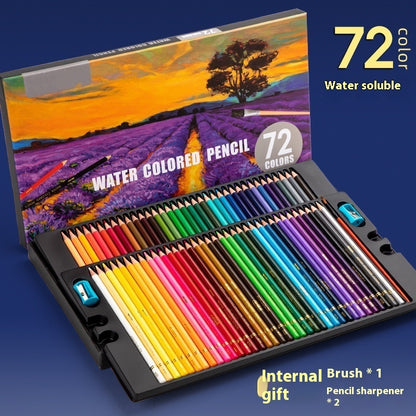 Buy Center Handpicked- Water-soluble Oily Hand-painted Sketch Color Brush Color Lead Water 72 Colors