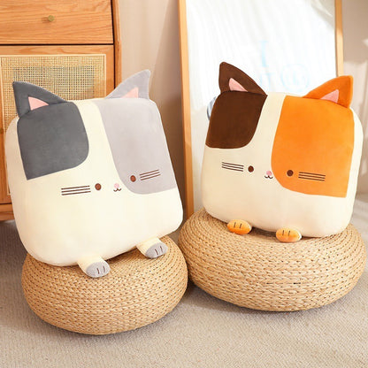 Hot New Items at Buy Center: Square Cat Pillow Sleeping Plush Doll