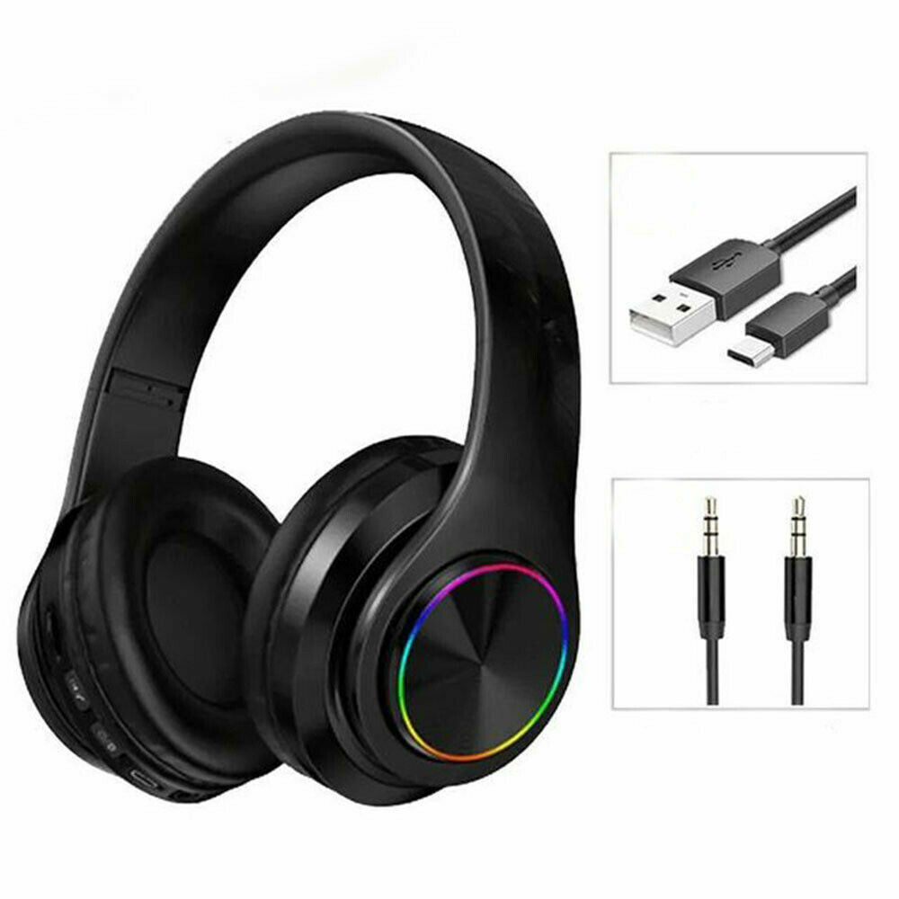 Foldable On Ear Headphones Bluetooth 5.0 Wireless Stereo Bass Headphones Wireless Buy Center